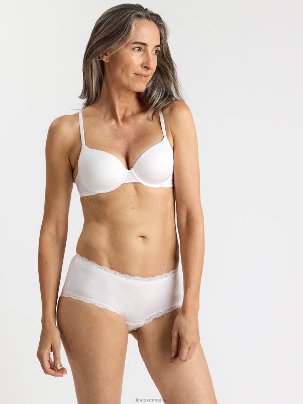 îmbrăcăminte VHZ2F1936 slip obișnuit cu talie cu bordură din dantelă femei alb Lindex