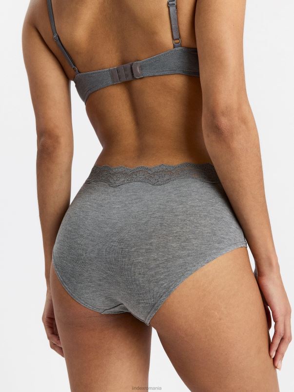 îmbrăcăminte VHZ2F1949 slip obișnuit cu talie femei melange gri Lindex