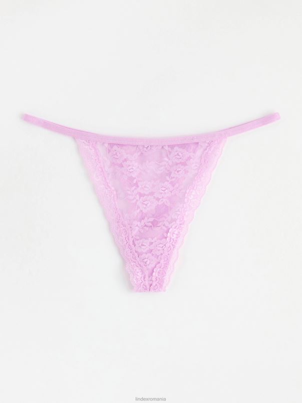 îmbrăcăminte VHZ2F1952 tanga talie joasa femei liliac deschis Lindex