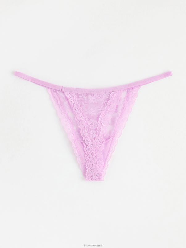 îmbrăcăminte VHZ2F1952 tanga talie joasa femei liliac deschis Lindex