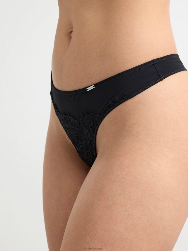 îmbrăcăminte VHZ2F1982 tanga jos femei negru Lindex