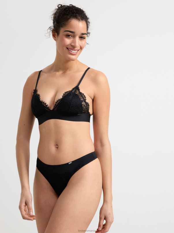 îmbrăcăminte VHZ2F1982 tanga jos femei negru Lindex