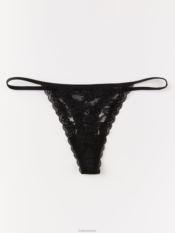 îmbrăcăminte VHZ2F1993 tanga jos femei negru Lindex