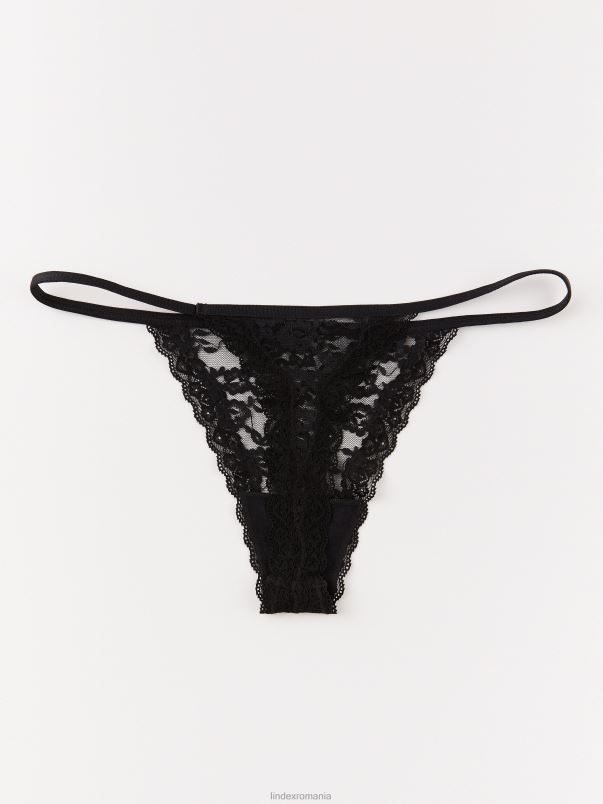 îmbrăcăminte VHZ2F1993 tanga jos femei negru Lindex