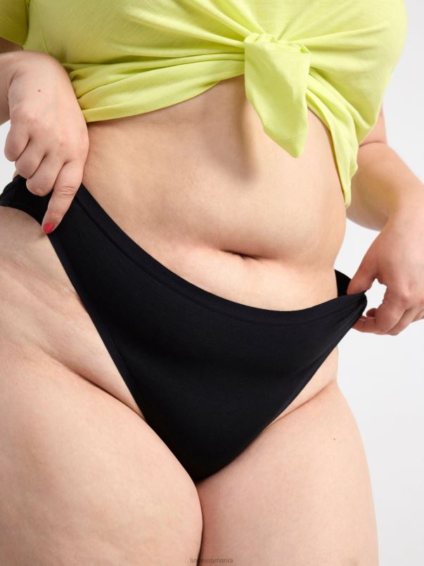 îmbrăcăminte VHZ2F1996 tanga regulata femei negru Lindex