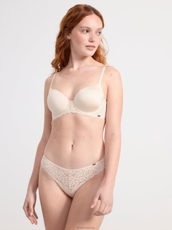 îmbrăcăminte VHZ2F2022 tanga jos femei bej deschis Lindex