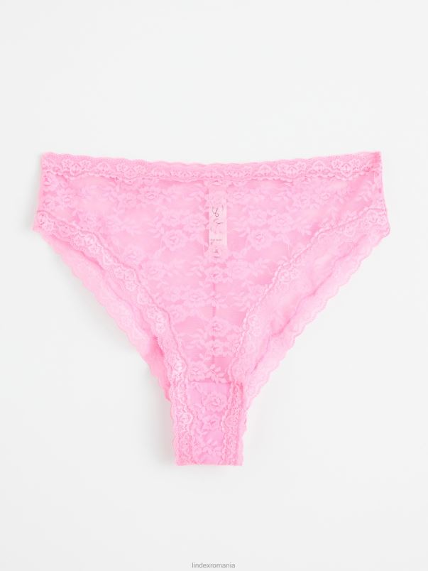 îmbrăcăminte VHZ2F2033 slip brazilian talie inalta femei roz deschis Lindex