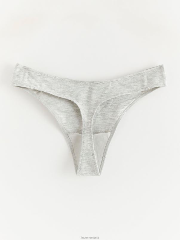 îmbrăcăminte VHZ2F2049 tanga jos femei melange gri deschis Lindex