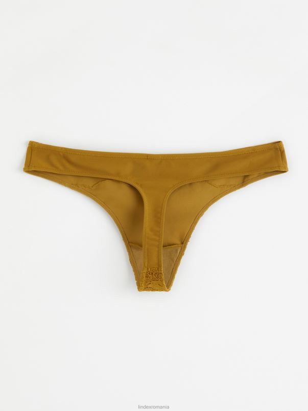 îmbrăcăminte VHZ2F2050 tanga jos femei galben praf închis Lindex