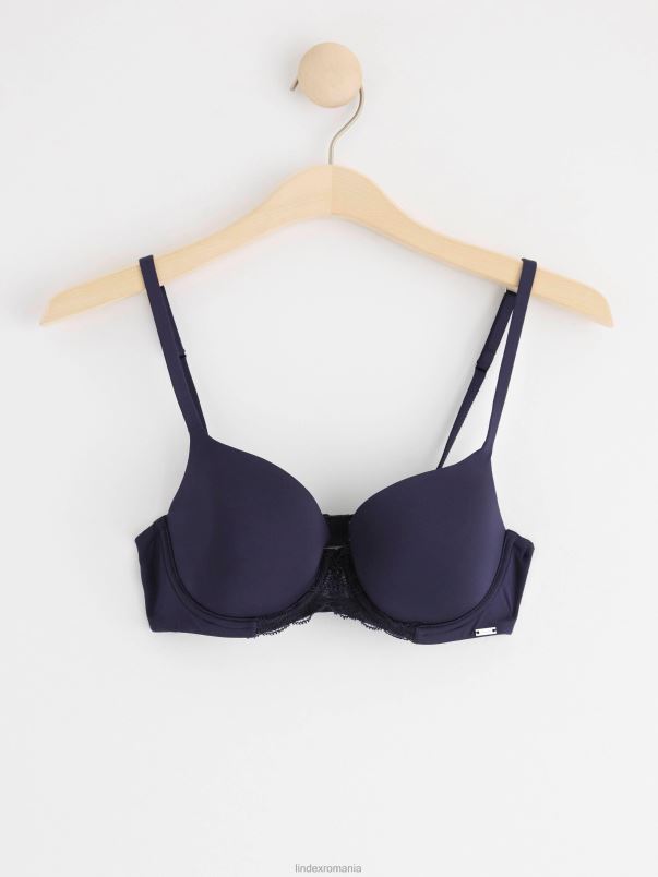 îmbrăcăminte VHZ2F1383 sutien tricou crin femei albastru praf închis Lindex