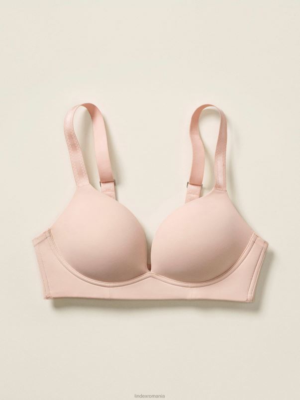 îmbrăcăminte VHZ2F1398 îndeaproape - sutienul tricou fără sârmă femei roz praf Lindex