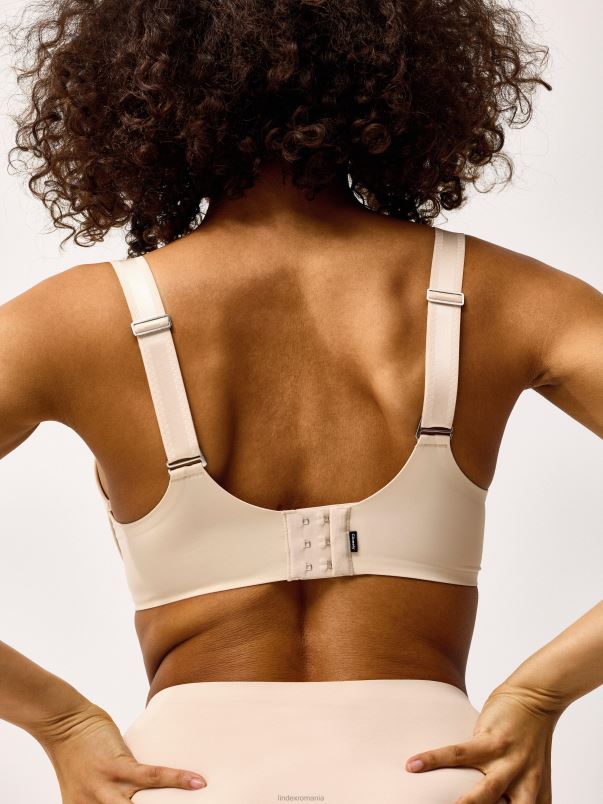îmbrăcăminte VHZ2F1402 îndeaproape - sutienul tricou femei bej Lindex