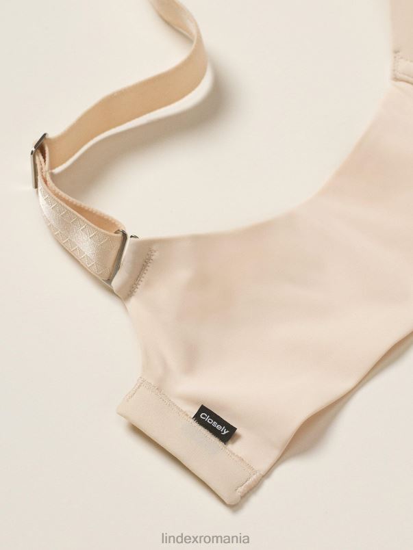 îmbrăcăminte VHZ2F1402 îndeaproape - sutienul tricou femei bej Lindex