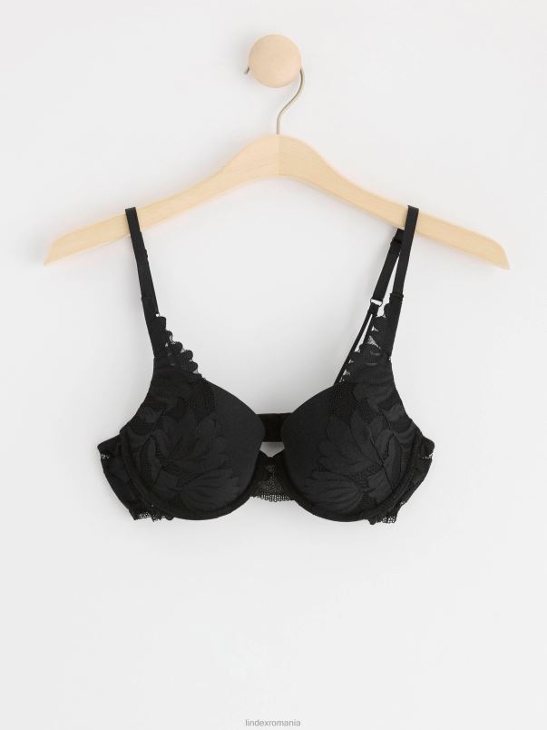 îmbrăcăminte VHZ2F1404 sutien tricou lilja cu dantela femei negru Lindex