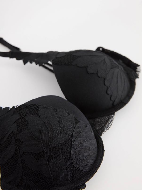 îmbrăcăminte VHZ2F1404 sutien tricou lilja cu dantela femei negru Lindex