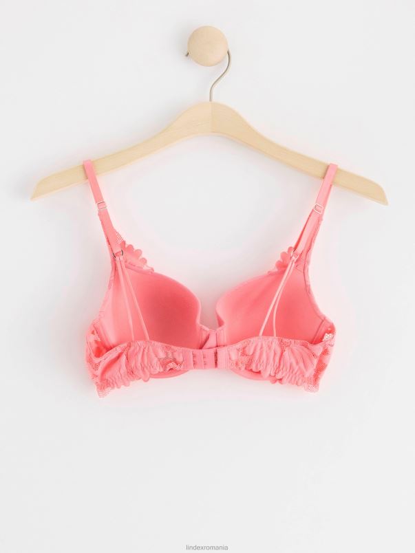 îmbrăcăminte VHZ2F1423 sutien tricou lilja cu dantela femei roz Lindex