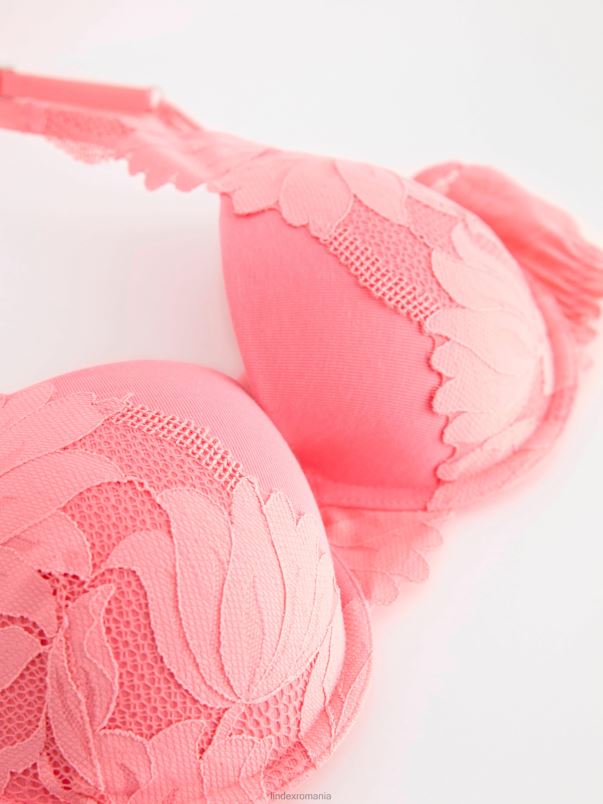 îmbrăcăminte VHZ2F1423 sutien tricou lilja cu dantela femei roz Lindex