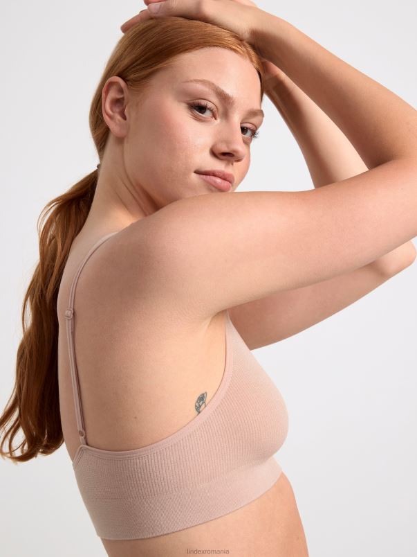 îmbrăcăminte VHZ2F1424 sutien moale fără cusături femei bej Lindex