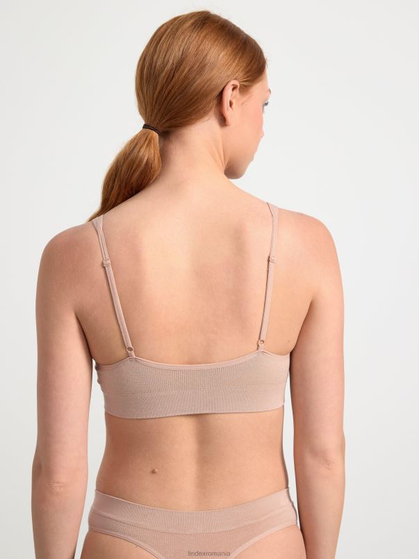 îmbrăcăminte VHZ2F1424 sutien moale fără cusături femei bej Lindex
