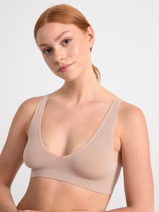 îmbrăcăminte VHZ2F1424 sutien moale fără cusături femei bej Lindex