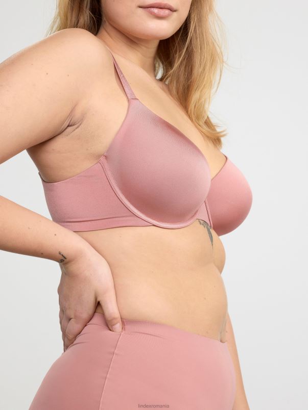 îmbrăcăminte VHZ2F1440 sutien tricou lilja femei roz praf Lindex