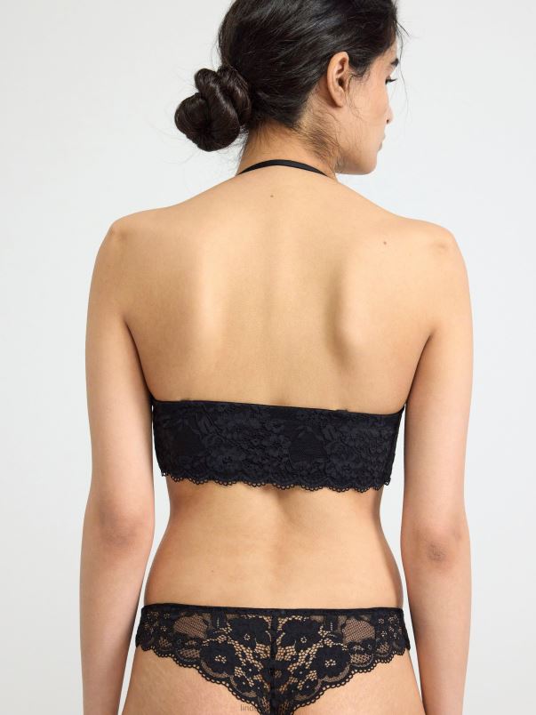 îmbrăcăminte VHZ2F1447 sutien balconnet fără bretele bjork cu dantelă femei negru Lindex