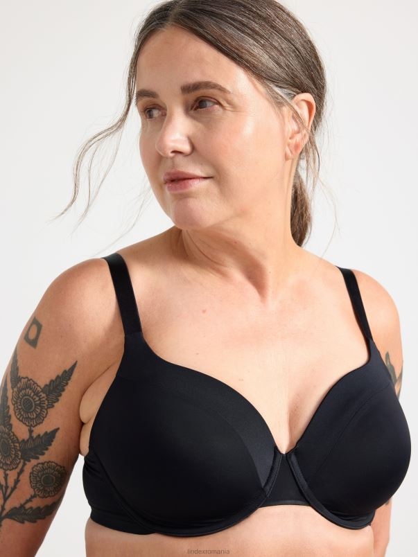 îmbrăcăminte VHZ2F1449 sutien tricou dahlia femei negru Lindex