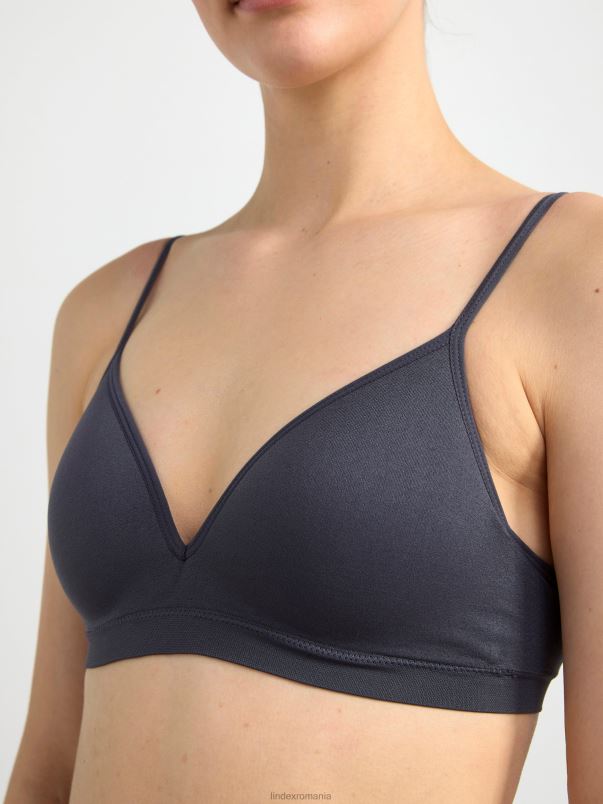 îmbrăcăminte VHZ2F1488 sutien moale femei gri inchis Lindex