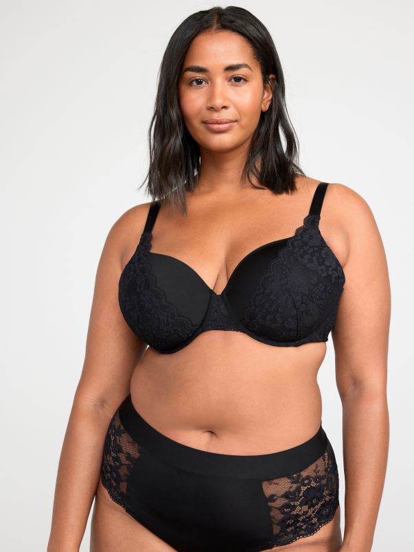 îmbrăcăminte VHZ2F1497 sutien tricou dahlia femei negru Lindex