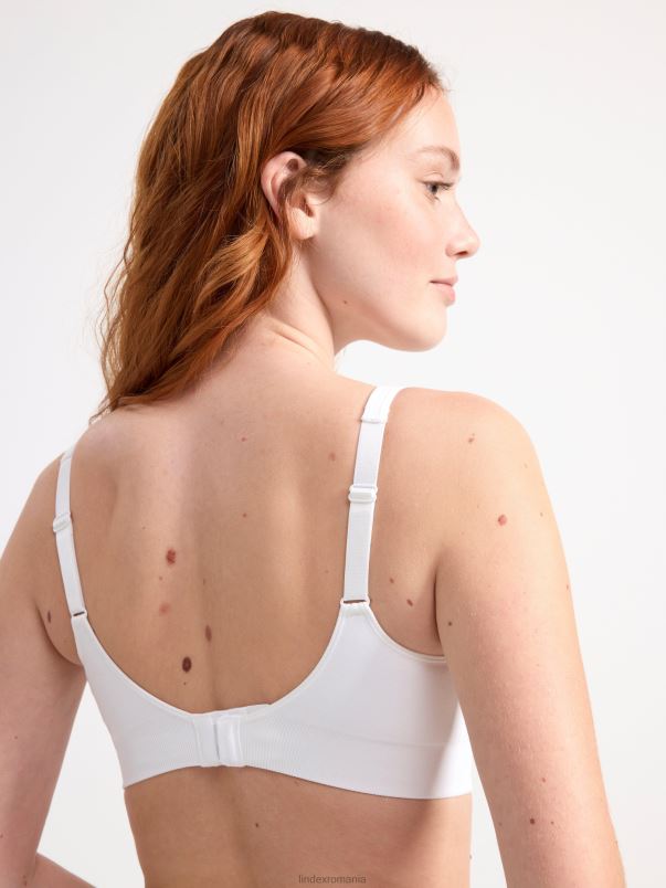 îmbrăcăminte VHZ2F1525 sutien moale fără cusături femei alb Lindex
