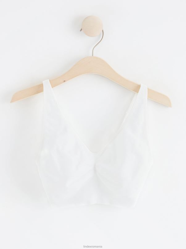 îmbrăcăminte VHZ2F1525 sutien moale fără cusături femei alb Lindex