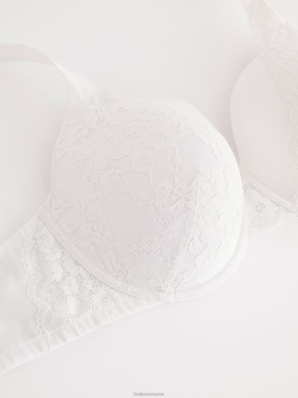 îmbrăcăminte VHZ2F1542 sutien tricou dahlia femei alb Lindex