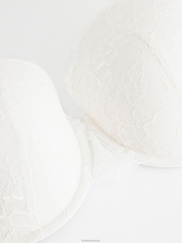 îmbrăcăminte VHZ2F1576 sutien balconette akleja cu dantela femei alb Lindex