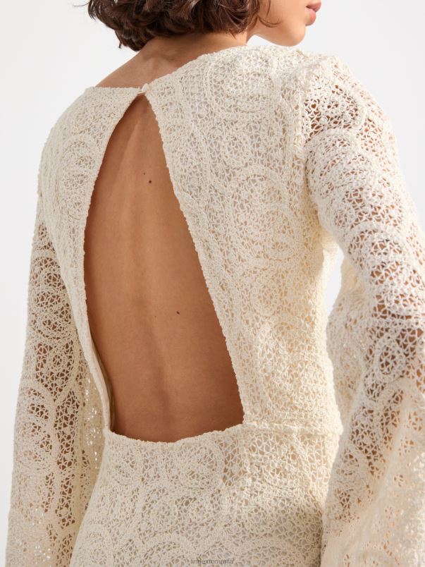 îmbrăcăminte VHZ2F86 rochie mini cu dantela femei alb Lindex