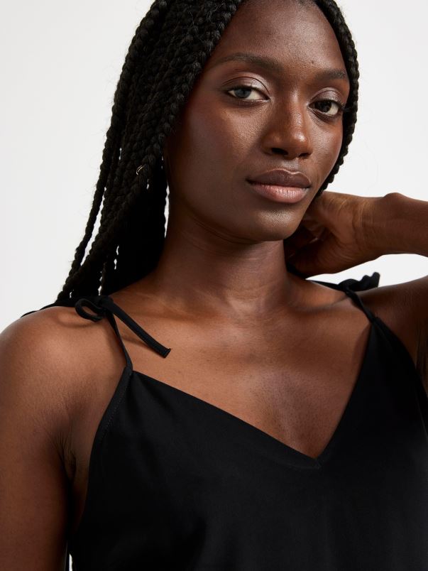 îmbrăcăminte VHZ2F529 salopeta femei negru Lindex