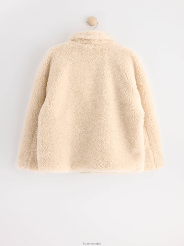 îmbrăcăminte VHZ2F825 jachetă pufoasă femei bej deschis Lindex