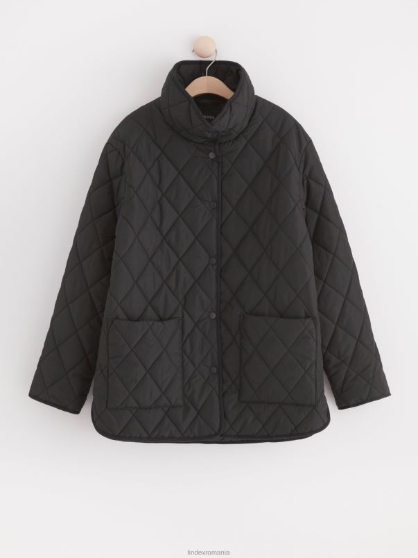 îmbrăcăminte VHZ2F845 jachetă matlasată femei negru Lindex