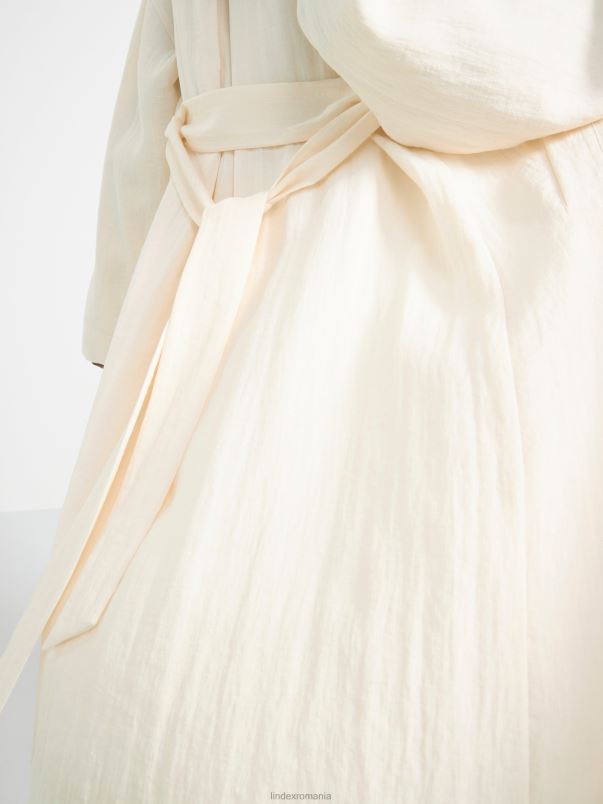 îmbrăcăminte VHZ2F855 haină ușoară femei alb deschis Lindex