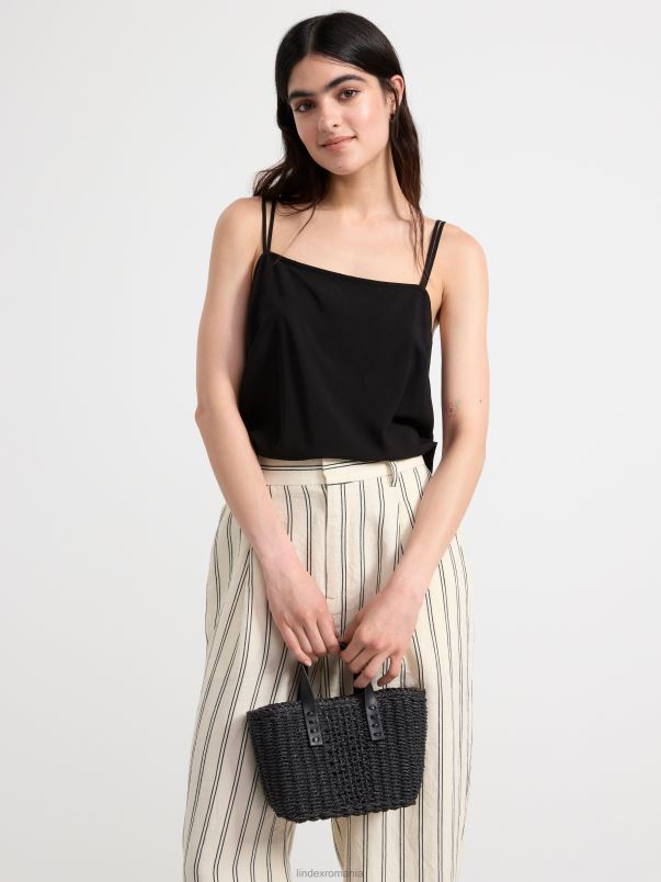 îmbrăcăminte VHZ2F1261 camizol femei negru Lindex