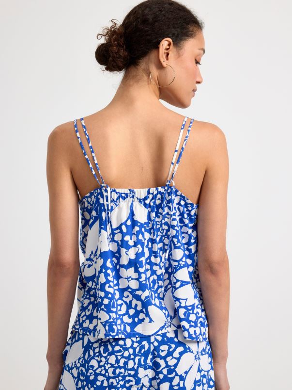 îmbrăcăminte VHZ2F1262 camizol femei albastru Lindex