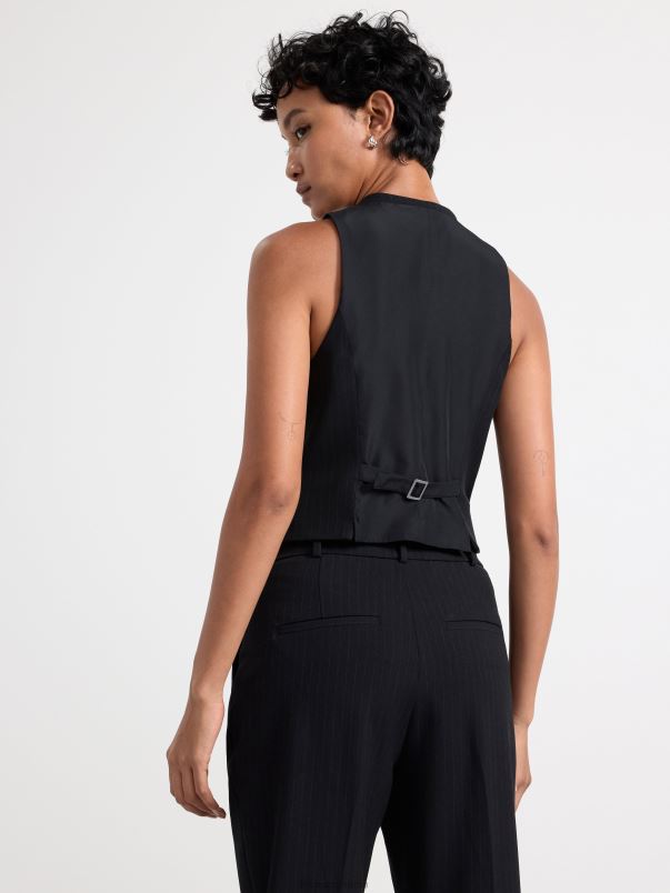 îmbrăcăminte VHZ2F1264 vestă femei negru Lindex