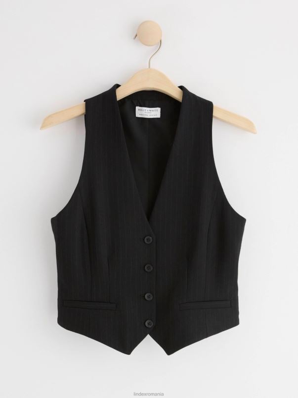 îmbrăcăminte VHZ2F1264 vestă femei negru Lindex