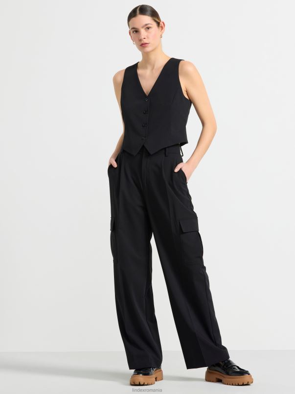 îmbrăcăminte VHZ2F1266 vestă femei negru Lindex