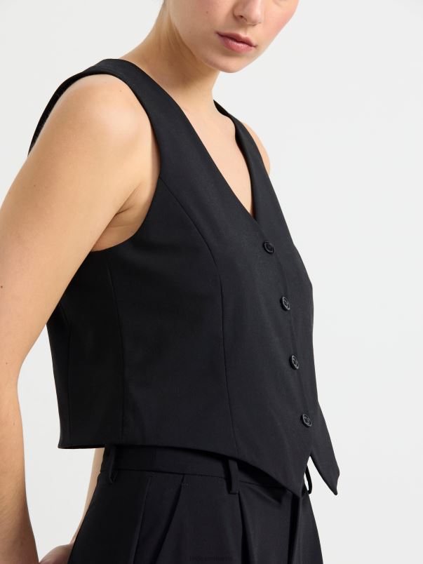 îmbrăcăminte VHZ2F1266 vestă femei negru Lindex