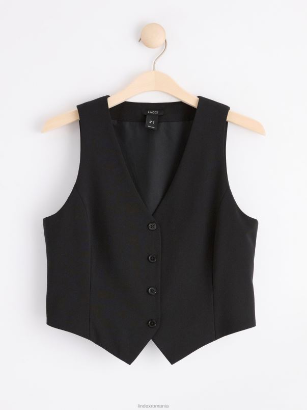 îmbrăcăminte VHZ2F1266 vestă femei negru Lindex
