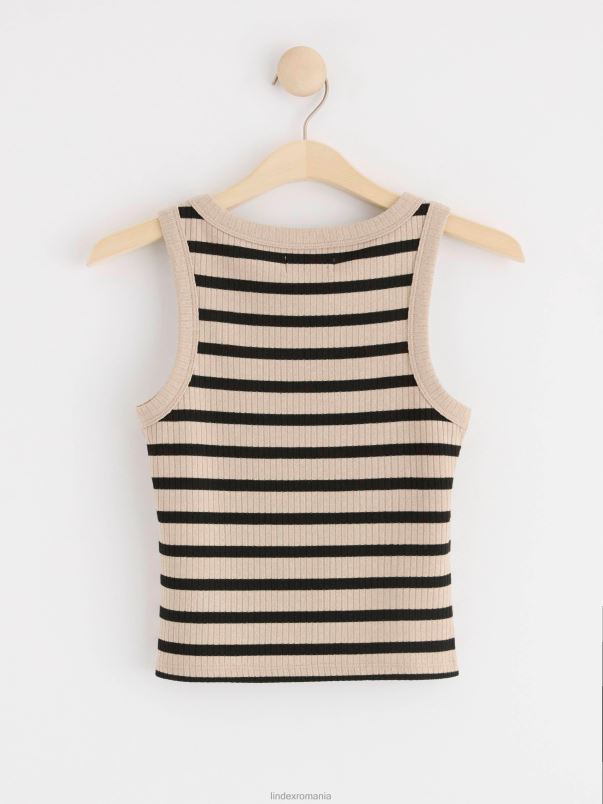 îmbrăcăminte VHZ2F214 maiou montat femei negru Lindex