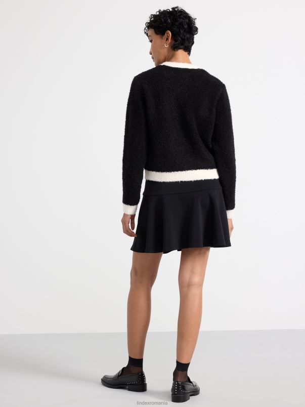 îmbrăcăminte VHZ2F727 cardigan tricotat femei negru Lindex