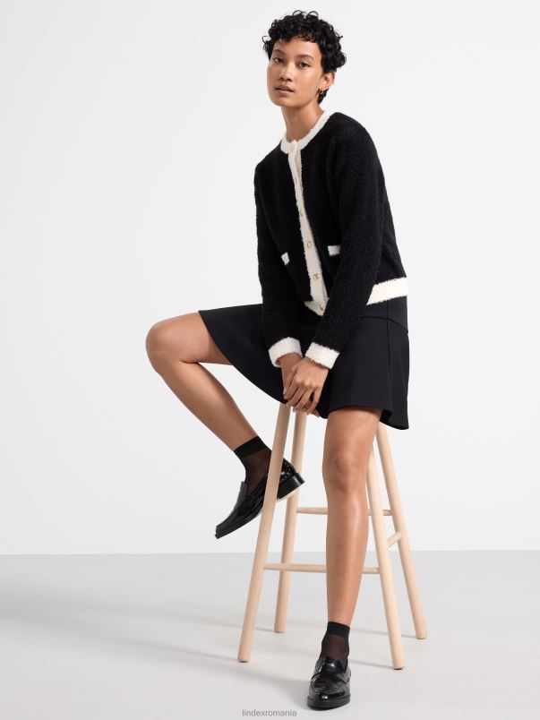 îmbrăcăminte VHZ2F727 cardigan tricotat femei negru Lindex