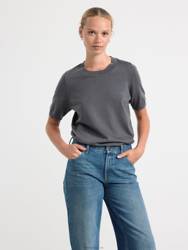 îmbrăcăminte VHZ2F733 pulover tricotat fin femei gri inchis Lindex