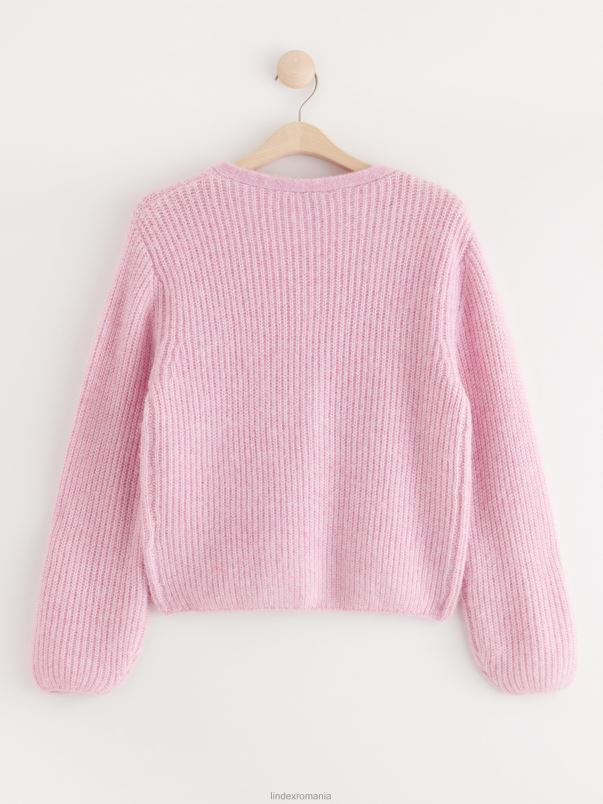 îmbrăcăminte VHZ2F739 cardigan tricotat femei roz Lindex